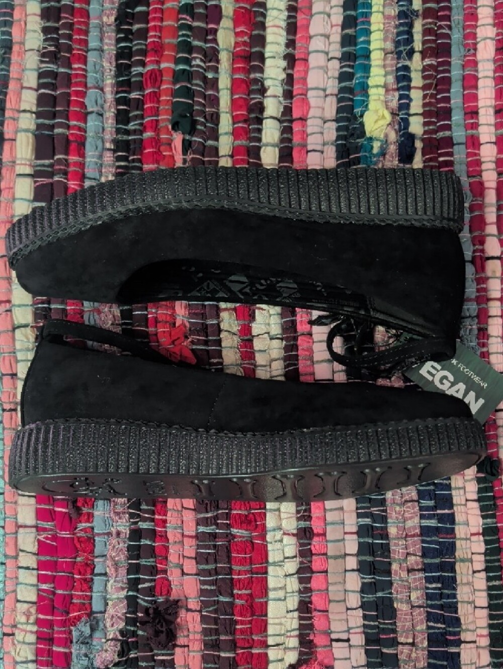TUK Vegan Suede Flats - Picture 6 of 6